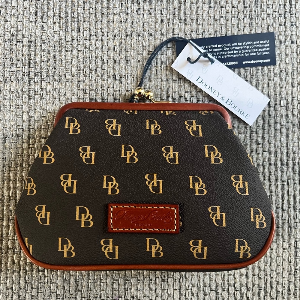 Dooney & Bourke Wallet, Large Framed Purse Coin Case